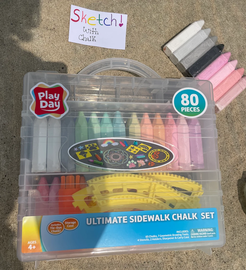 A pack of chalk
