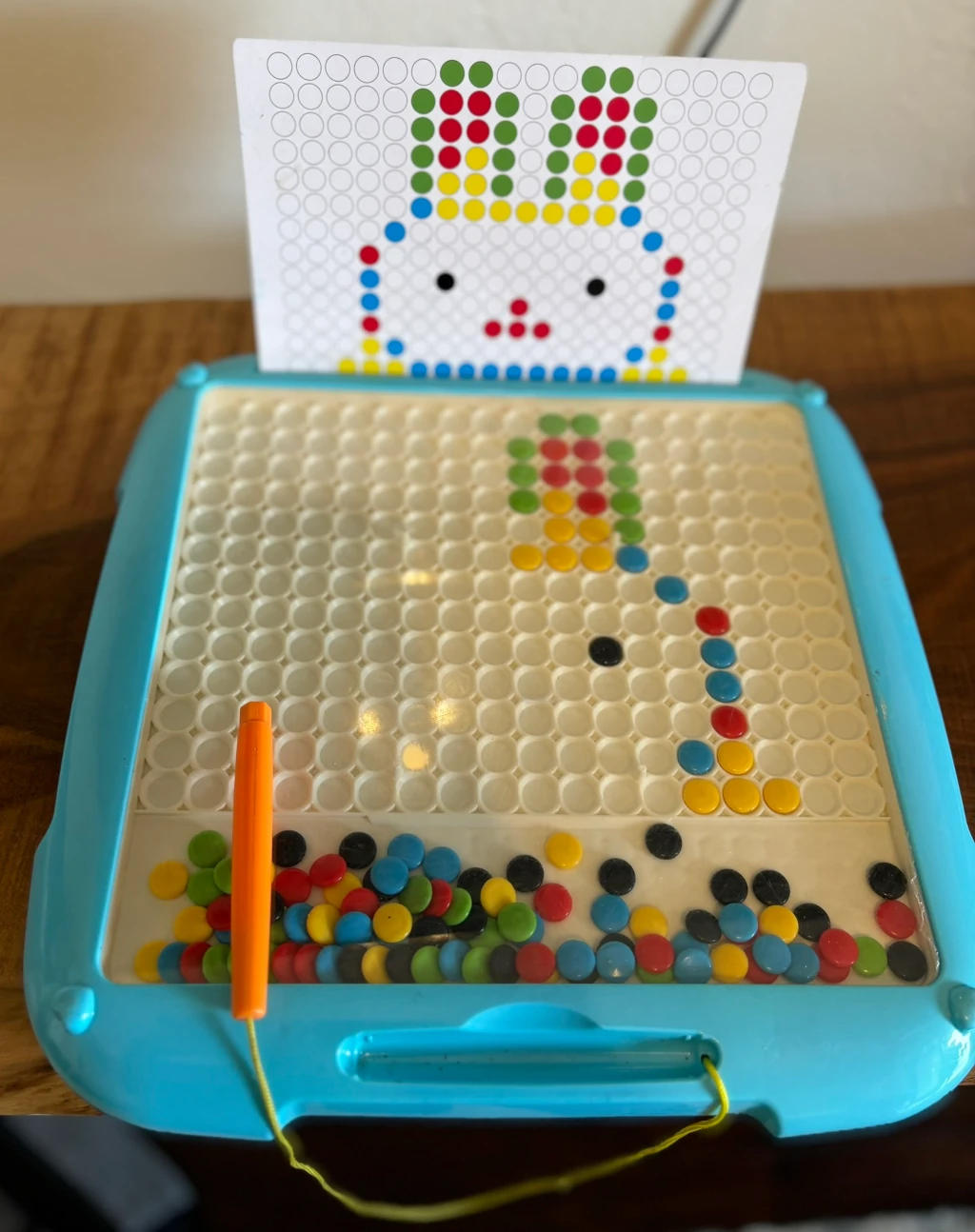 A magnetic board toy