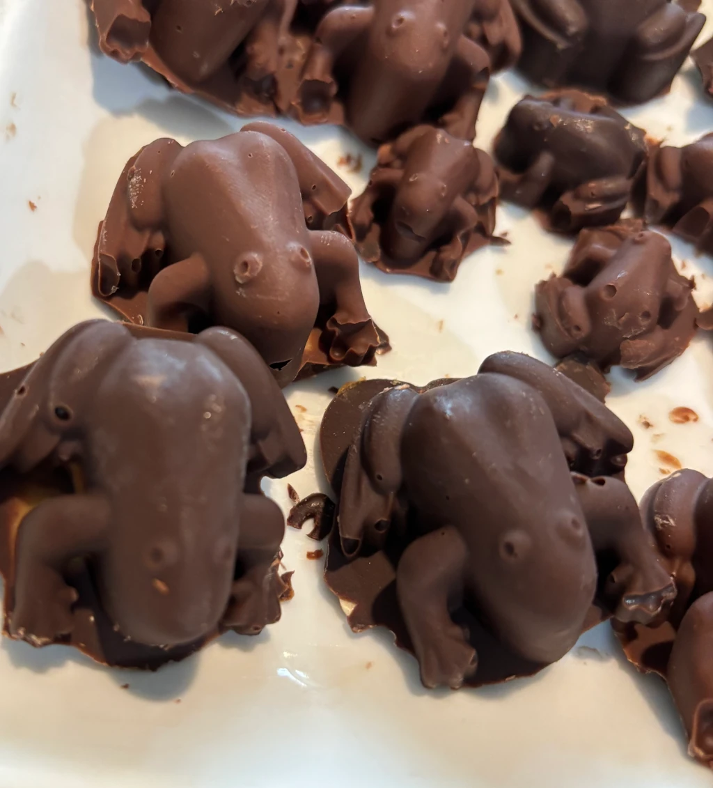 Chocolate frogs