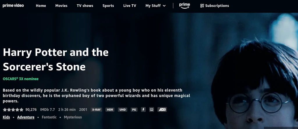 Movie Night: Harry Potter and the Sorcerer's Stone