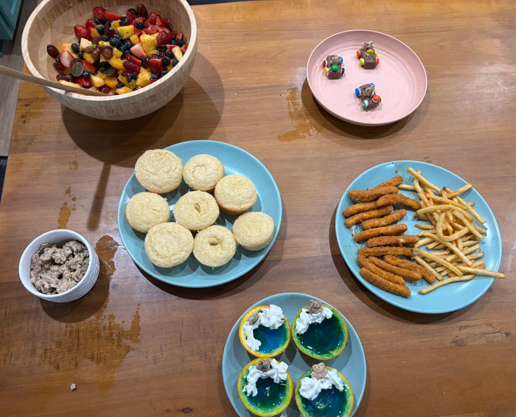 Themed food for the Paddington 2 movie