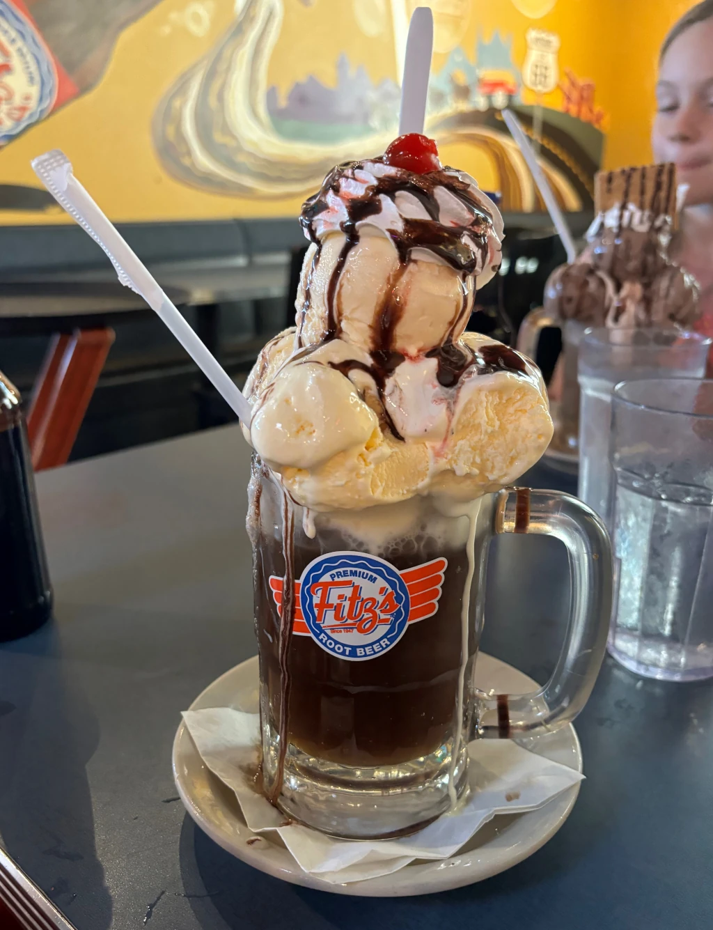 A massive root beer float