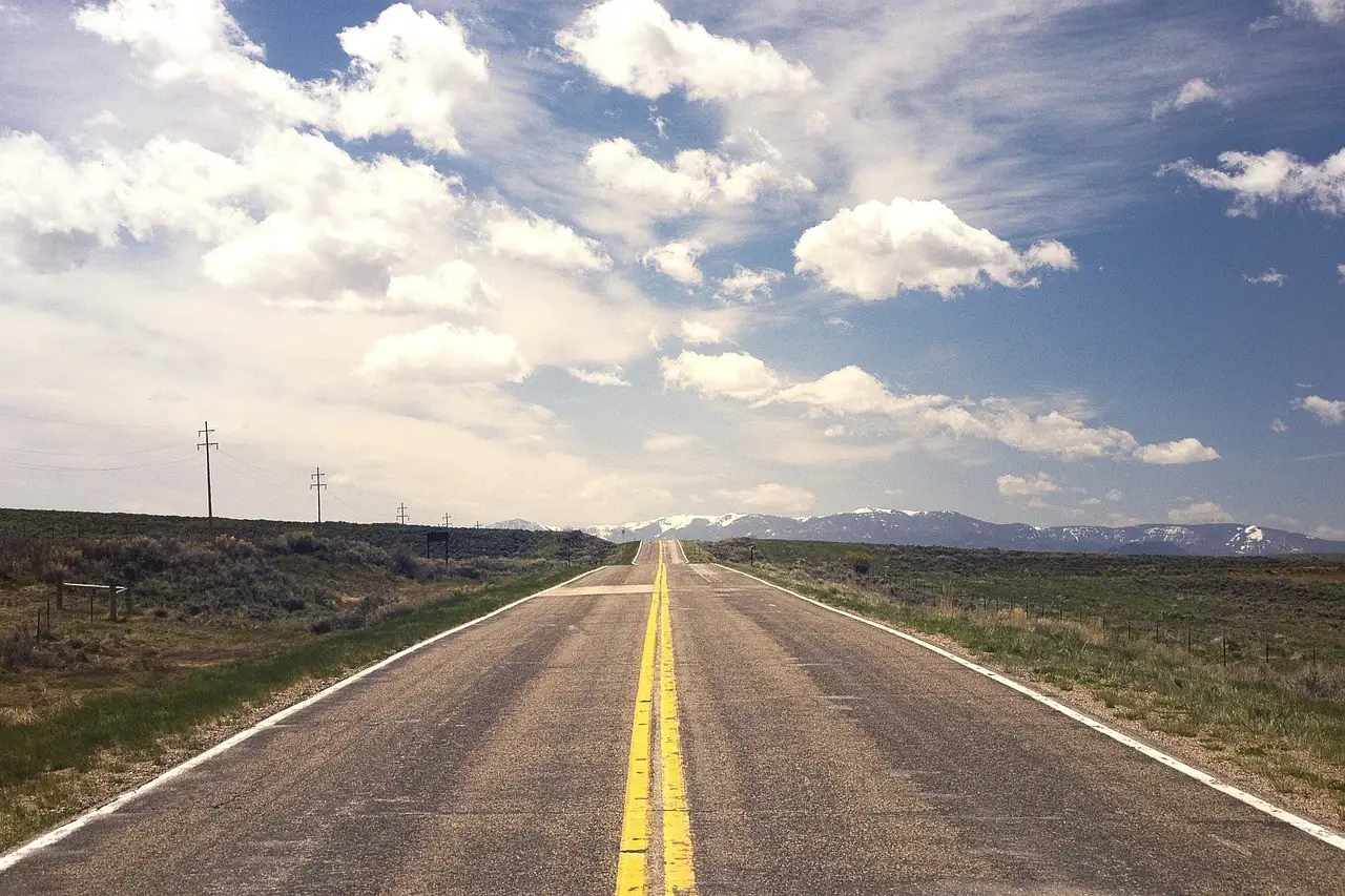 A road out in the country side